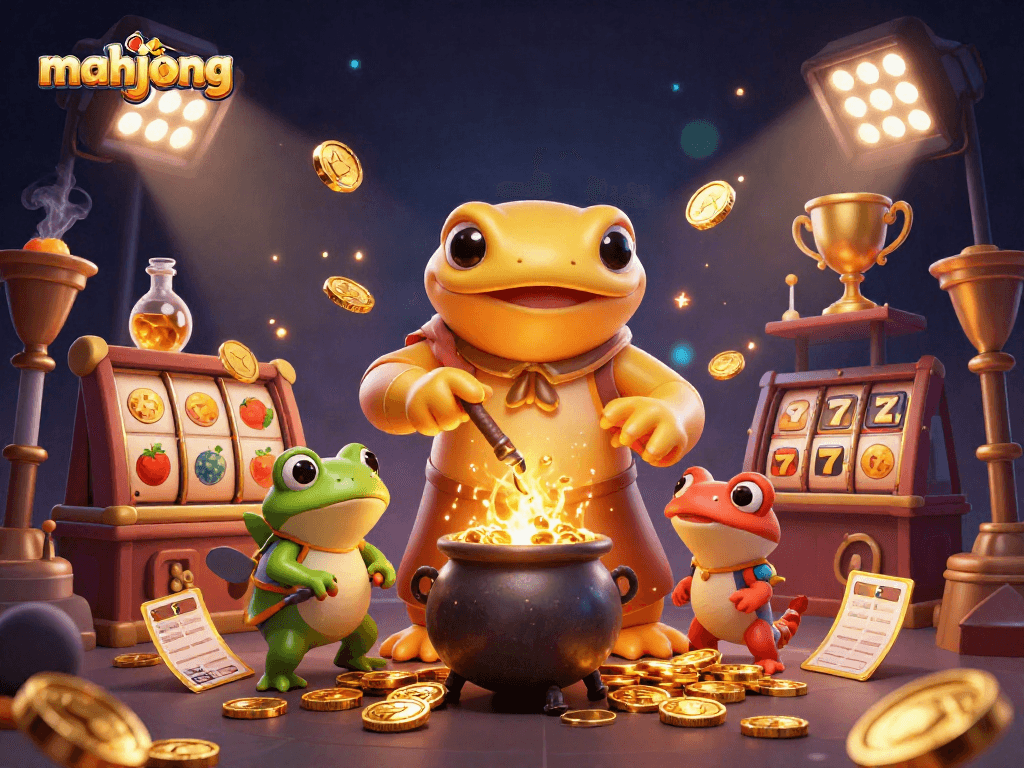 Engage in mahjong strategy with a scene showcasing casino alchemy and dynamic gaming elements.