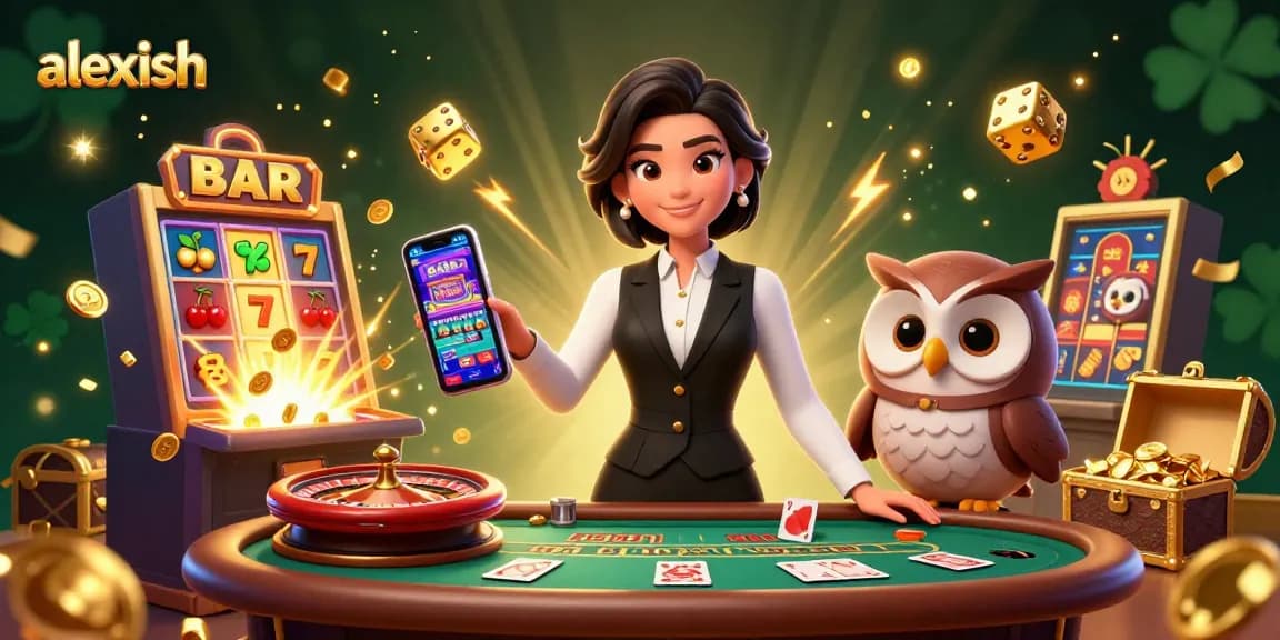 Experience thrilling gameplay with alexish in a vibrant casino scene showcasing dynamic slot action.