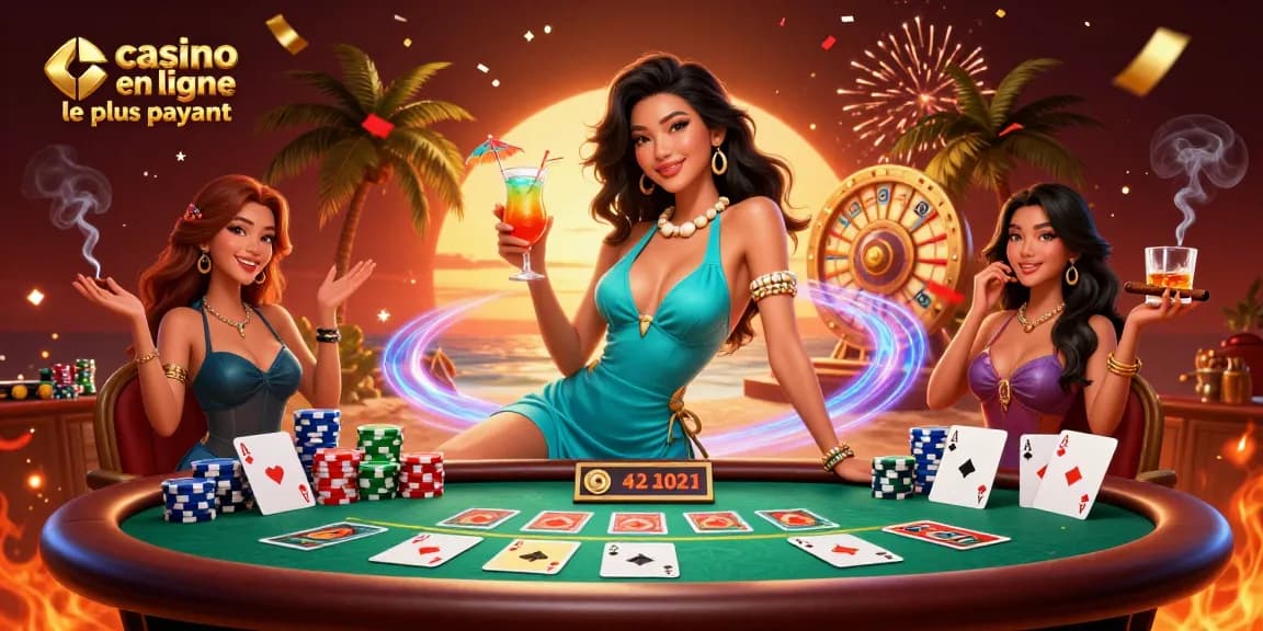 Vivez l'excitation au casino en ligne le plus payant, en profitant de jeux vibrants et de gains éblouissants au milieu de célébrations animées.