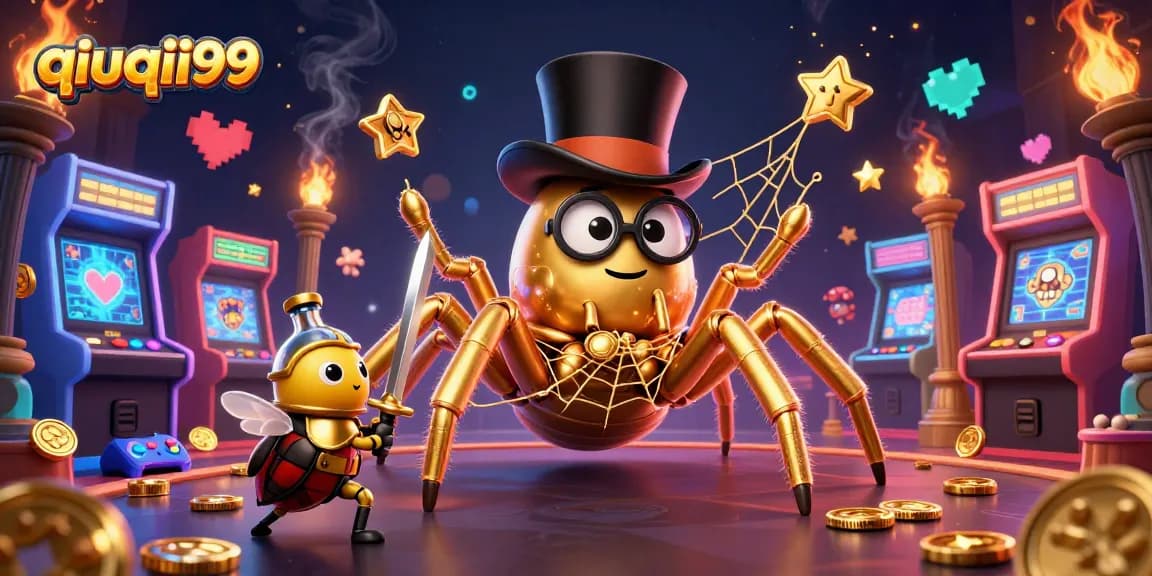 Join the exciting world of qiuqiu99 as you play poker with dynamic golden themes and characters!