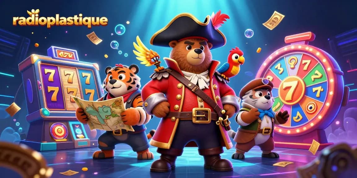 Menangkan jackpot di radioplastique dengan slot berwarna-warni dan suasana seru!