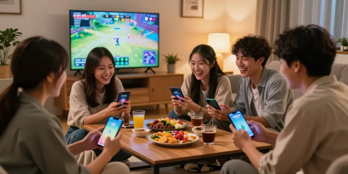 Play free games with friends during cozy evenings, showcasing the excitement of 3 Patti World mobile app.