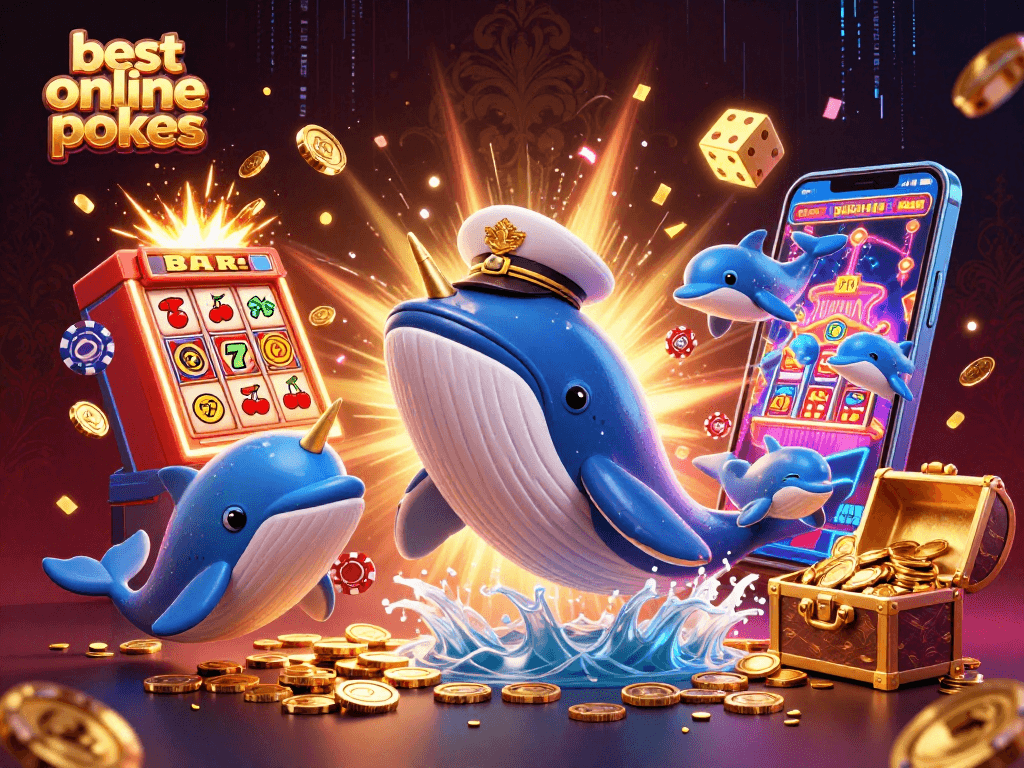 Experience the excitement of best online pokies with vibrant visuals showcasing a lively casino scene.