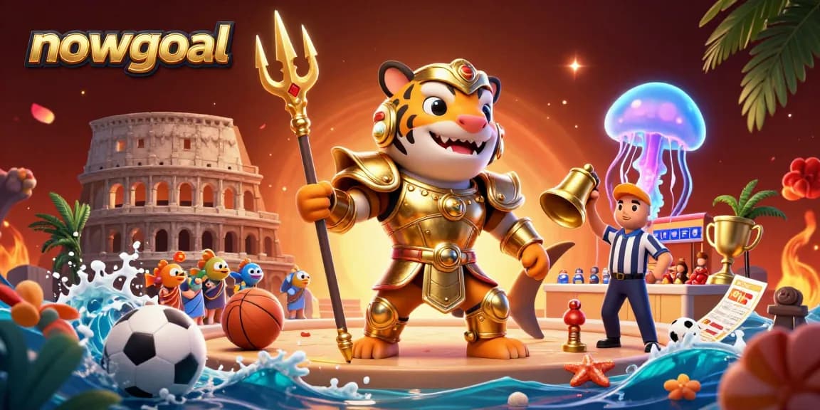 Experience fast betting insights with nowgoal's vibrant live sports casino illustration.