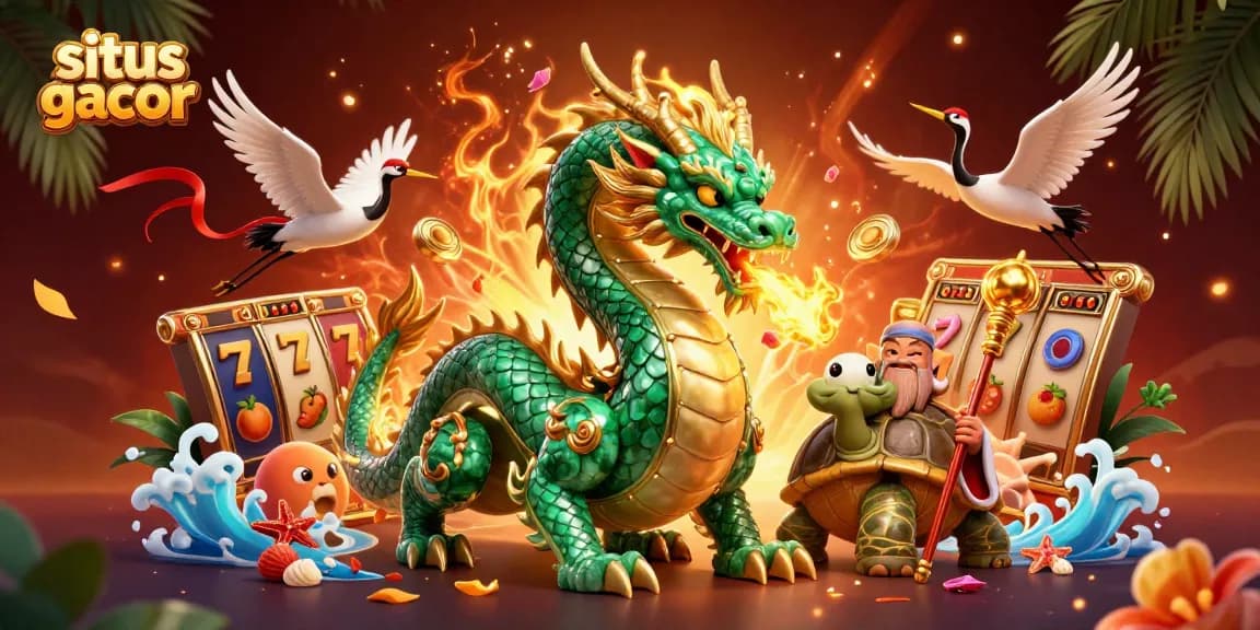 Menangkan jackpot di situs gacor dengan energi naga dan simbol slot terbaik.