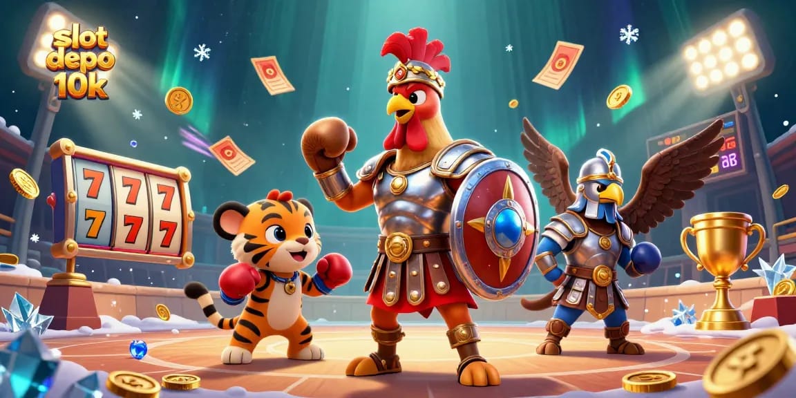 Experience the excitement of slot depo 10k with vibrant characters and dynamic casino elements.
