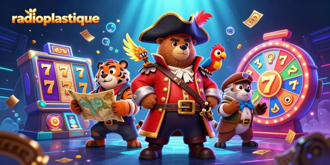 Menangkan jackpot di radioplastique dengan slot berwarna-warni dan suasana seru!