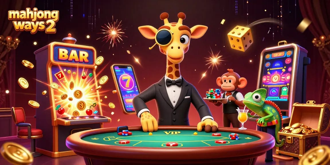 Experience mahjong ways 2 with vibrant gambling excitement bursting from the scene.
