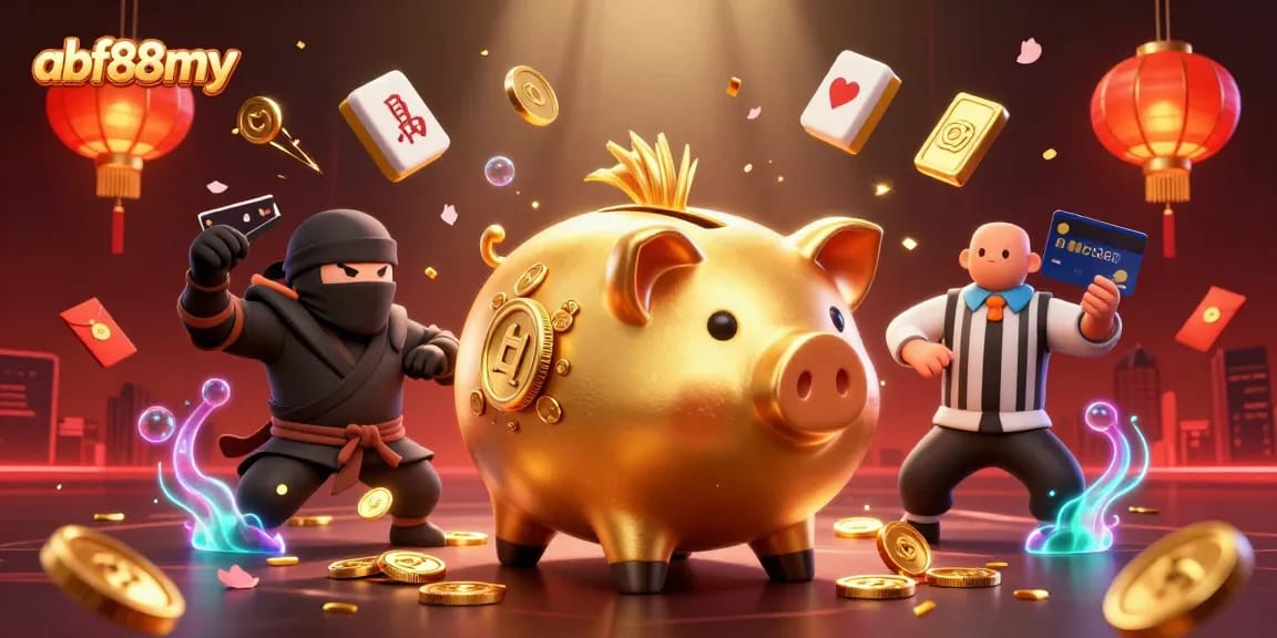 Engage with dynamic gaming action featuring afb88my’s vibrant casino characters and elements.