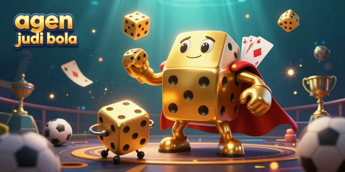 Place your bets at agen judi bola with dynamic sports betting elements and vibrant 3D visuals.