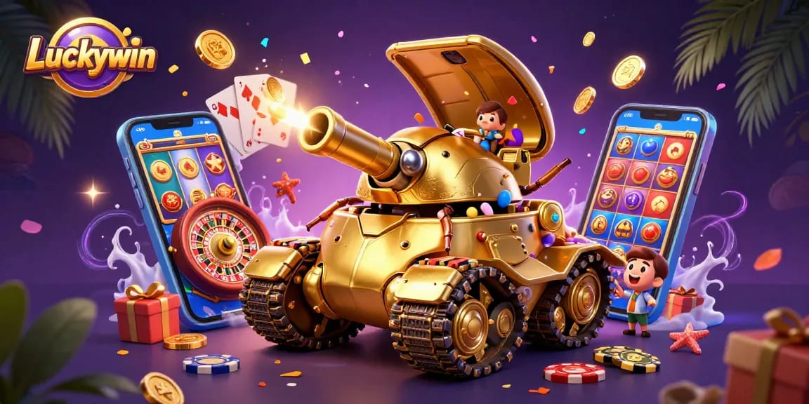 Experience the excitement with Luckywin's vibrant casino adventure, showcasing games and winnings.