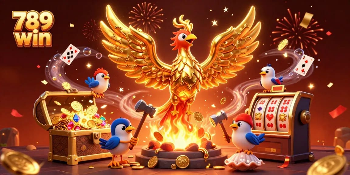 Experience thrilling wins with 789 win in this dynamic casino-themed illustration. Dive into excitement!
