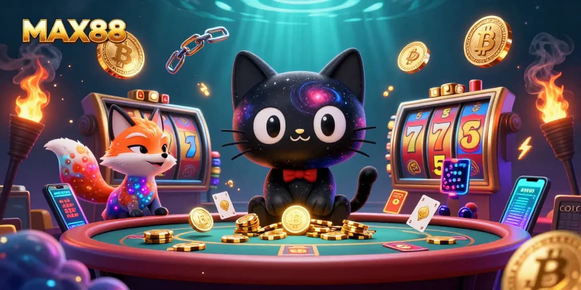 Experience thrilling gameplay at MAX88 with cosmic-inspired slots and vibrant 3D characters.