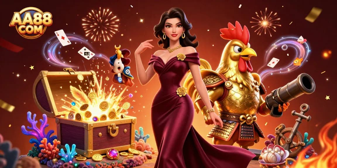 Play vibrant casino games at AA88 COM with a glamorous setting featuring thrilling elements.