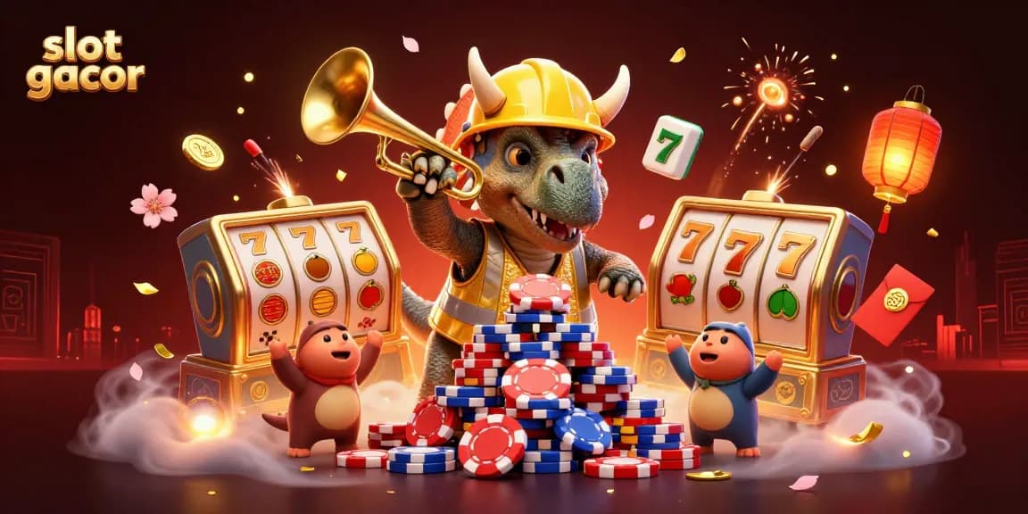 Experience thrilling slot gacor action with vibrant characters and engaging gaming elements.