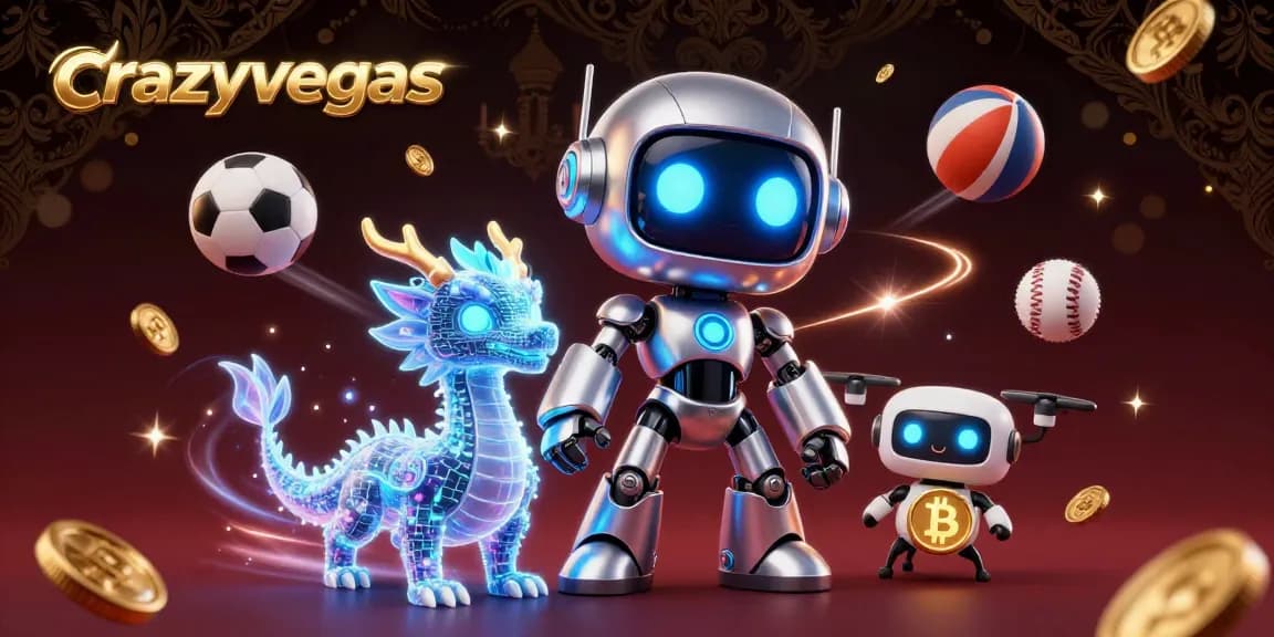 Experience thrilling gaming action at crazyvegas with a vibrant cyberpunk casino scene.
