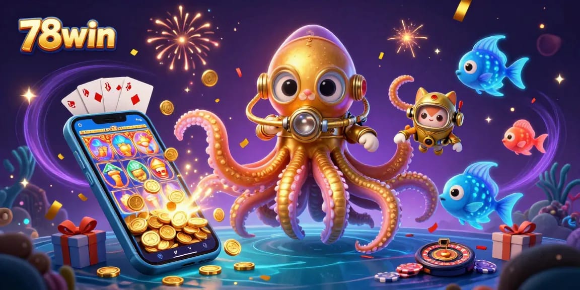 Experience thrilling gameplay with the 78win kraken slot adventure in a vibrant underwater scene.