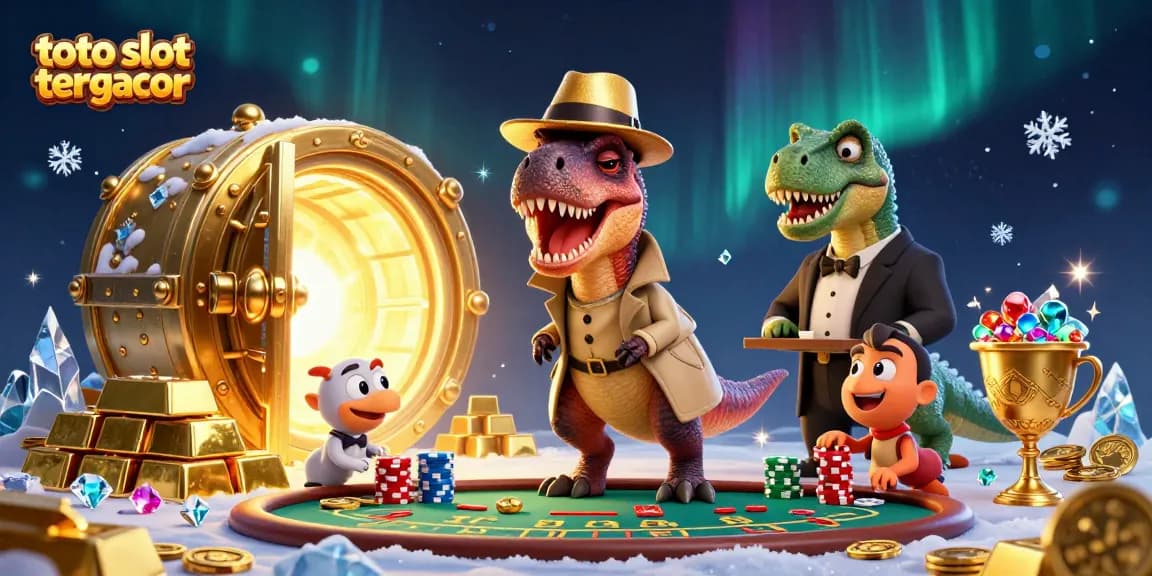 Experience thrilling gameplay at toto slot tergacor with animated characters living the casino life of adventure.