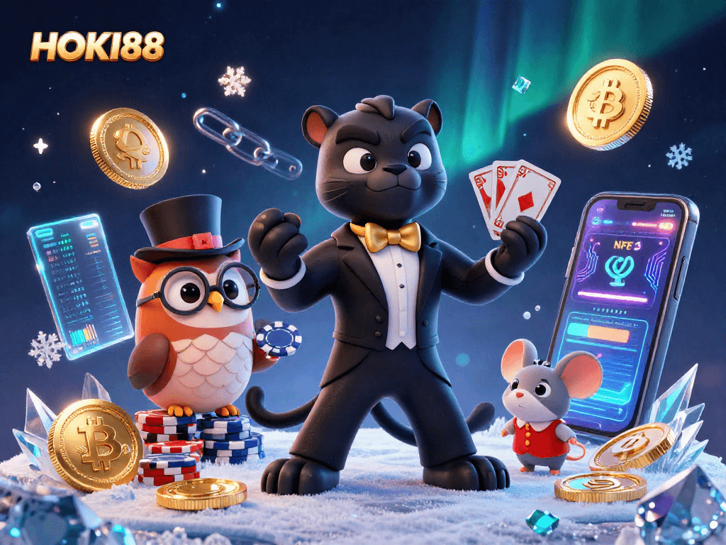 Engage with HOKI88 and enjoy thrilling casino adventures featuring vibrant characters.