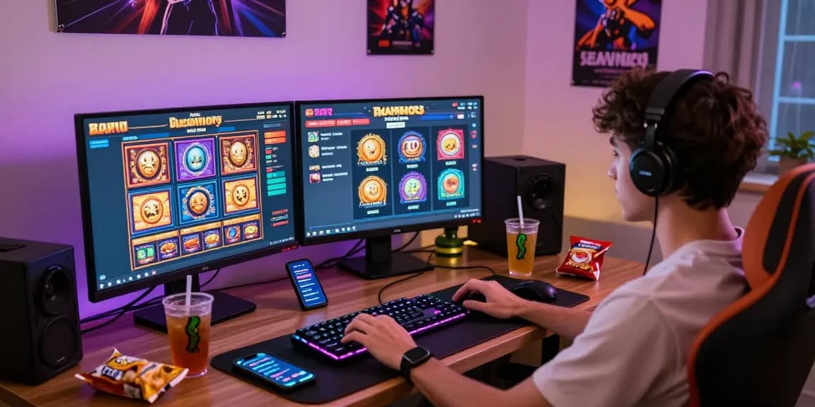 Experience exciting online gambling with rajakhodam89 daftar at a cozy gaming desk.
