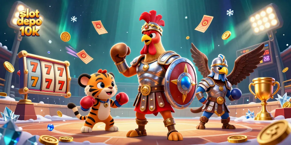 Experience the excitement of slot depo 10k with vibrant characters and dynamic casino elements.