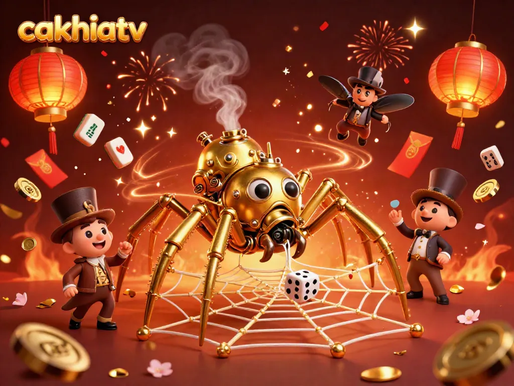 Experience thrilling adventures with cakhiatv's vibrant steampunk scene of gameplay.
