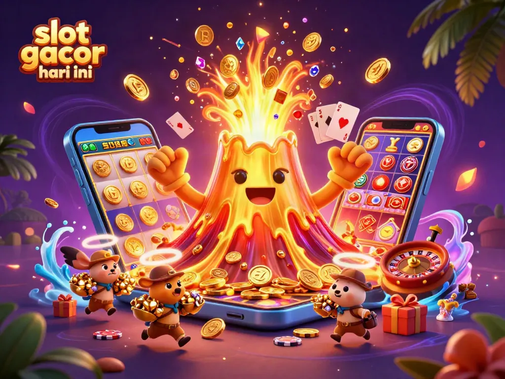 Spin the reels at slot gacor hari ini and enjoy an erupting treasure volcano scene with thrilling action.