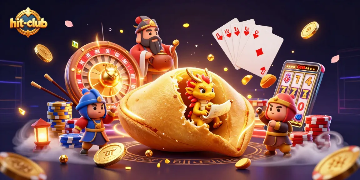 Engage with hit-club and win big with golden rewards in this dynamic casino illustration.
