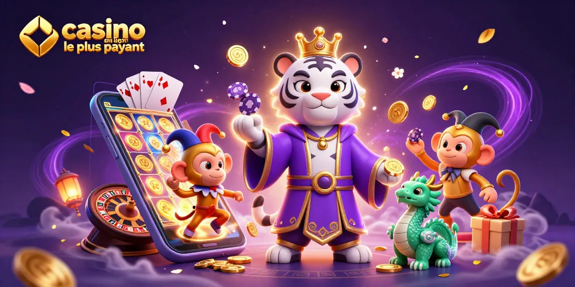 Découvrez l'excitation de gagner au casino en ligne le plus payant avec des personnages de jeu colorés et vibrants.