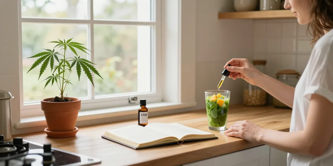The legal age to vape in Cyprus highlighted with a wellness scene, featuring CBD oil tincture, natural wellness decor, and a serene organic atmosphere.