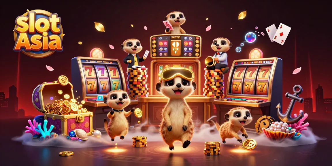 Menangkan slot asia dengan berbagai permainan di kasino berwarna-warni yang dikelola koloni meerkat.