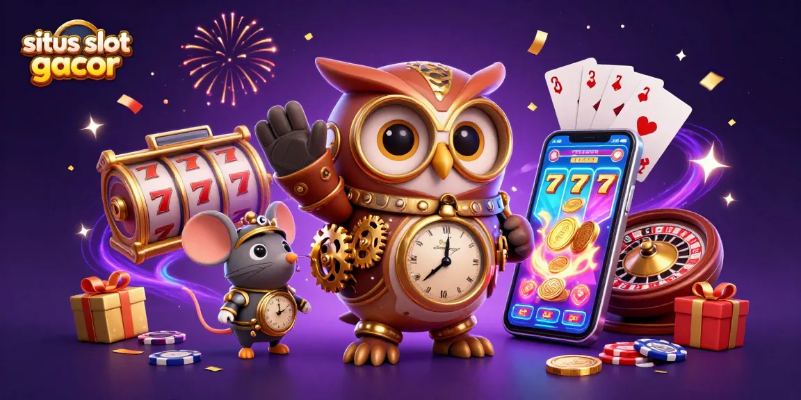 Experience the excitement of situs slot gacor with vibrant slot reels and dynamic casino elements.