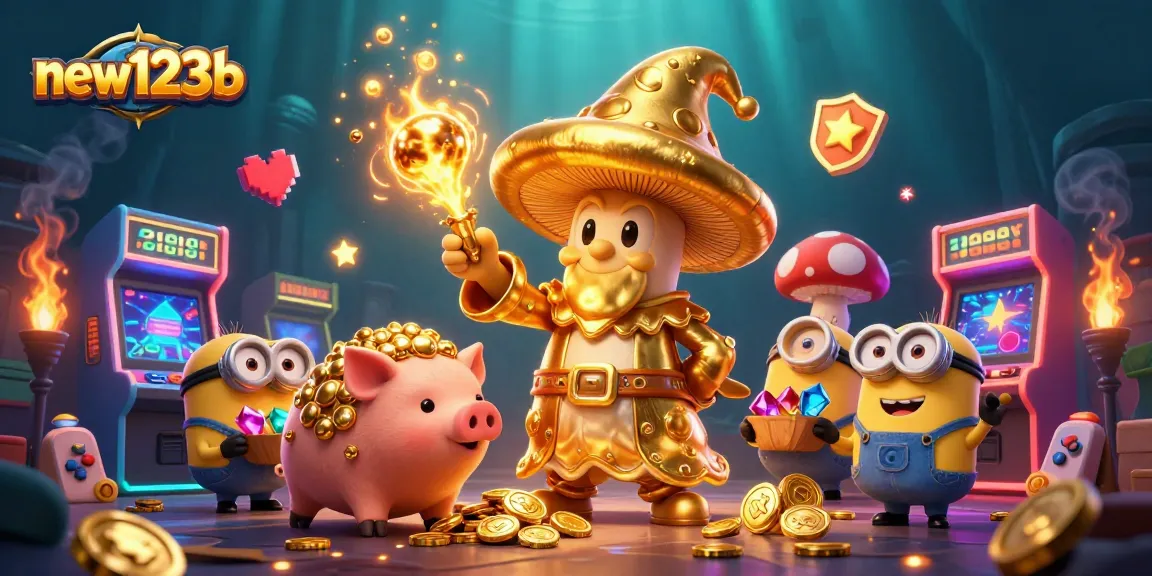 Experience thrilling gaming excitement at new123b with magical elements and vibrant visuals.